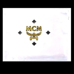 12 X 15.5 ACTUAL SIZE White Dust Bag with Fashion Art Logo VINYL COLOR MAY VARY